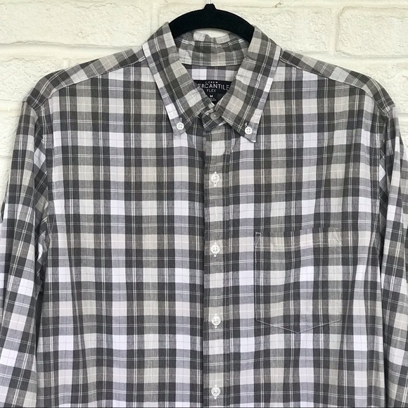 J. Crew Mercantile Plaid Button Down Shirt - Picture 3 of 7